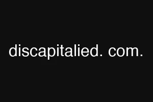 discapitalied. com.